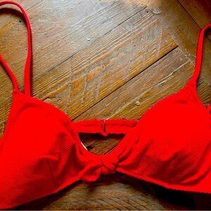 J Crew Women’s Bikini Top size large Brand New